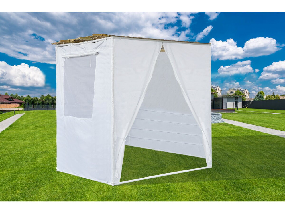 Souccah en Kit NINA ajustable 2 x 2 avec 1 Rouleau de bambou et 2 tasseaux de bois