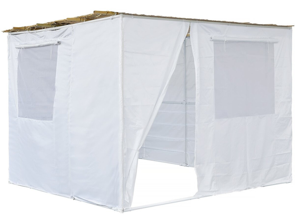 Souccah en Kit NINA ajustable 3 x 3 -3 Rouleaux de bambou et 3 tasseaux de bois