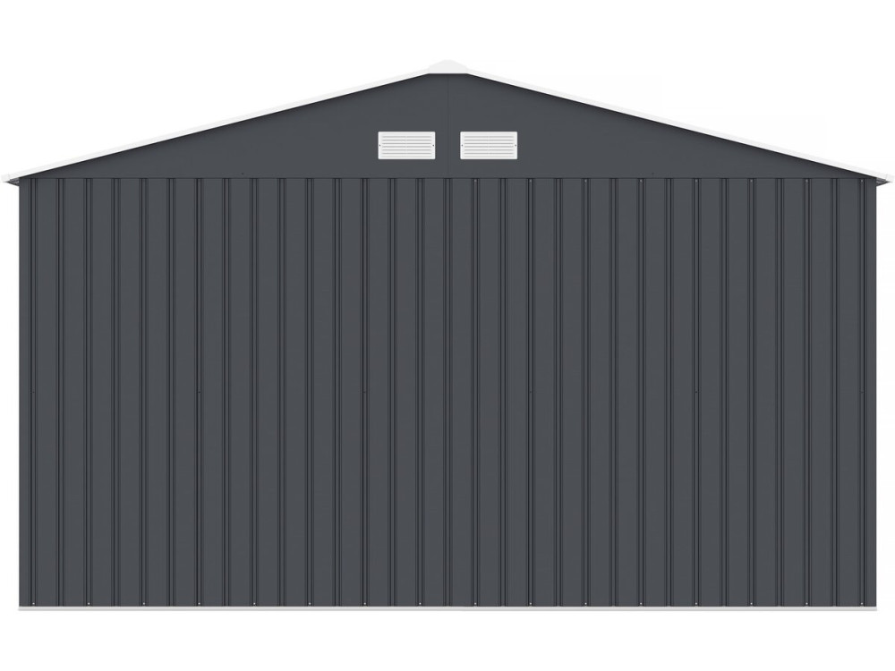 Abri de jardin métal "Vegas"- 15 m² - Gris