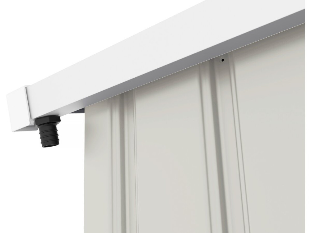 Abri de jardin métal "Nebraska" - 2,71m² avec gouttière