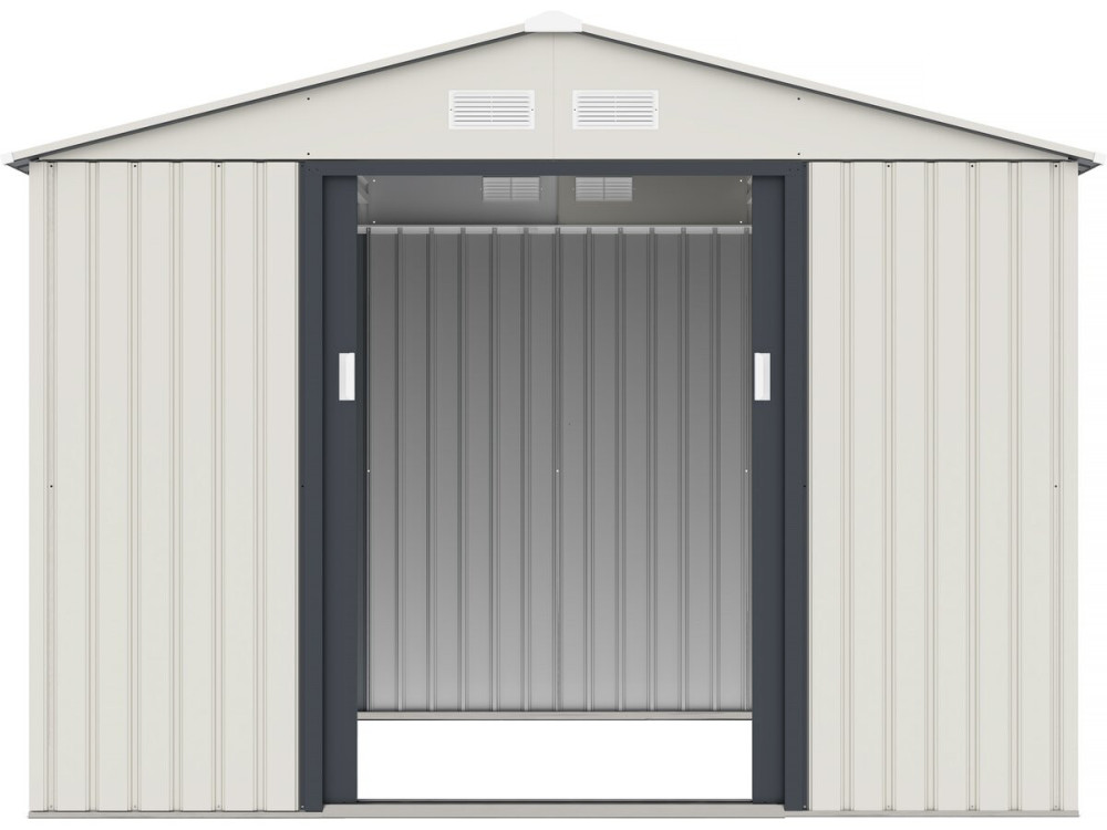 Abri de jardin métal "Nebraska" - 5,29m² avec gouttière