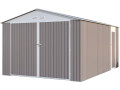 Garage métal "Nevada" avec porte battante - 15,36 m²