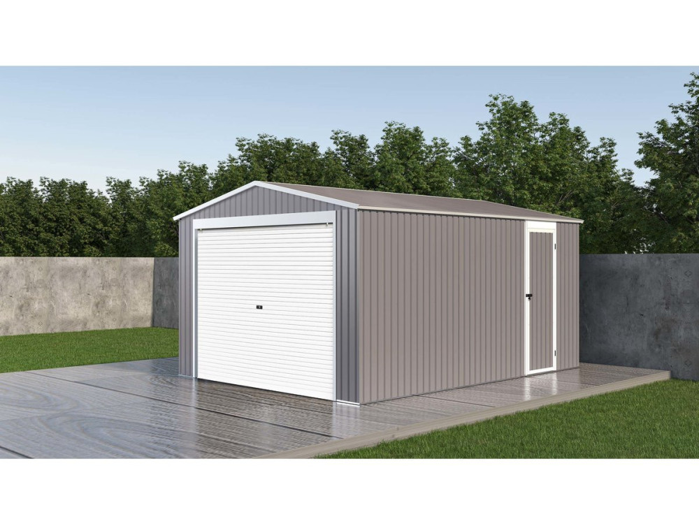 Garage métal "Nevada" avec porte roulante - 15,61m²