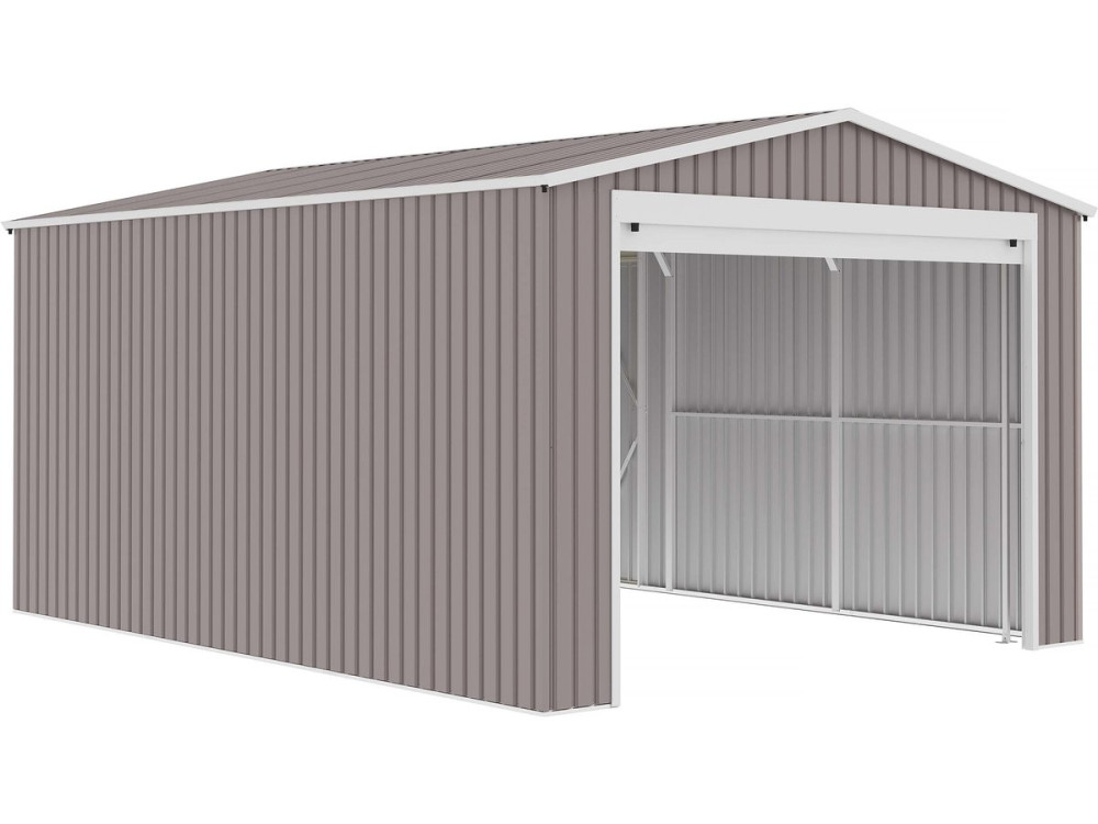 Garage métal "Nevada" avec porte roulante - 15,61m²