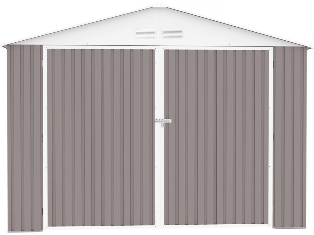 Garage métal "Nevada" avec porte battante - 18,56 m²