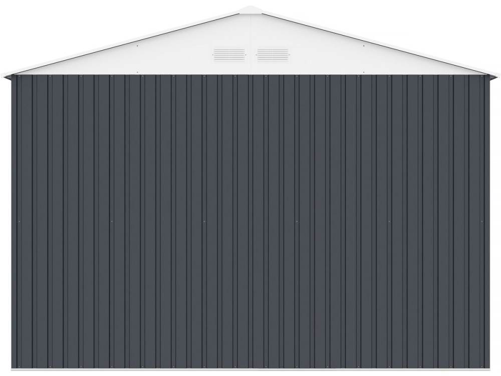 Garage métal " Houston" - 15,36 m² Avec panneau solaire - Anthracite