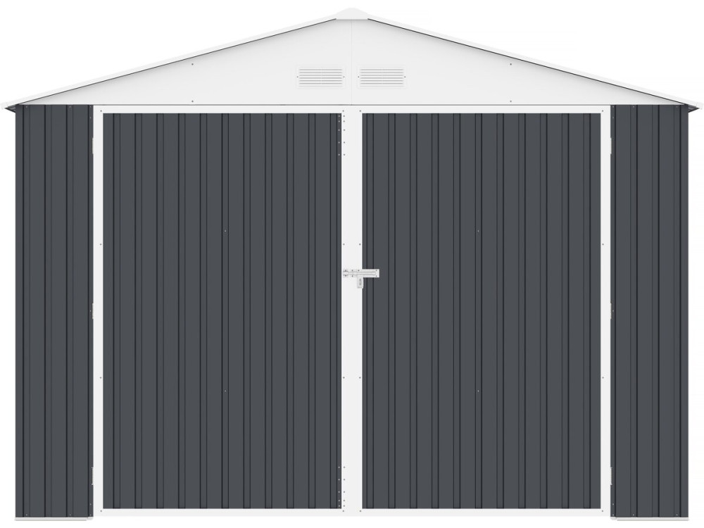 Garage en métal "Houston" 18,56m²  - Anthracite