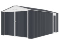 Garage métal "Houston" 15,36 m² - Anthracite