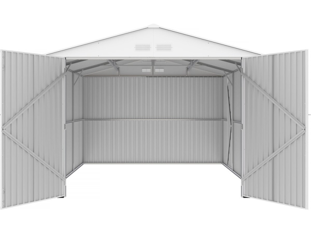 Garage métal "Houston" 15,36 m² - Anthracite