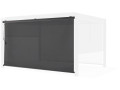 Store pergola bioclimatique - 367 x 208 cm - Gris anthracite