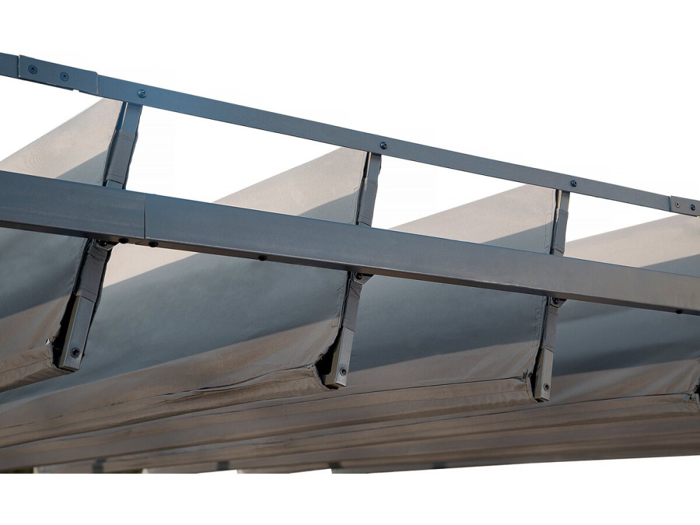 Pergola bioclimatique en tissu "Lodge" 3 x 4 m - Anthracite