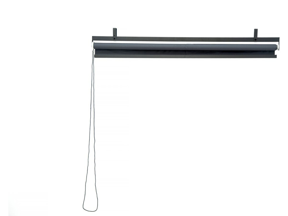 Lot de 3 stores rétractables pergola - 124 x 225 cm - Gris anthracite