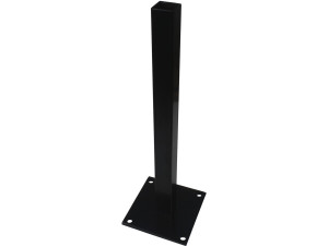 Base en fer pour poteau composite