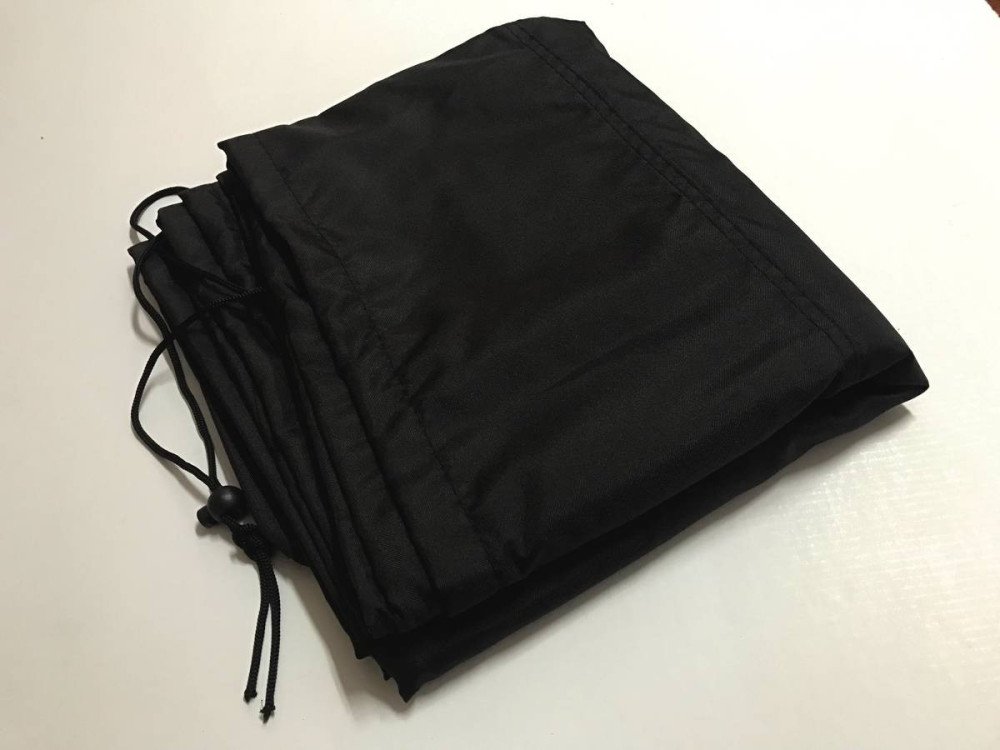 Housse de protection pour bain de soleil - 194 x 71 x 35 cm - Noir