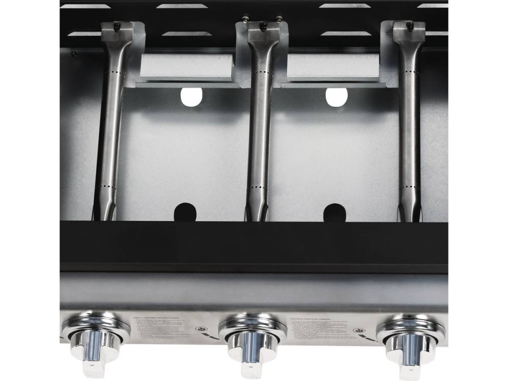 Plancha "Presto 3" - 3 Brûleurs - 7.5kW - Gris