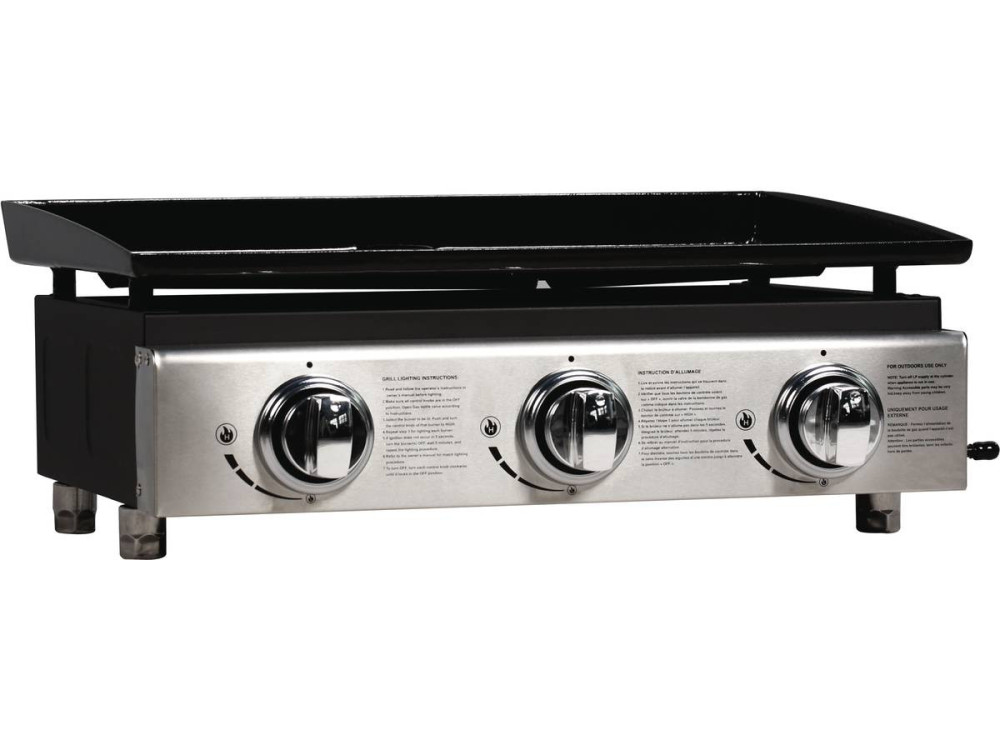 Plancha "Presto 3" - 3 Brûleurs - 7.5kW - Gris
