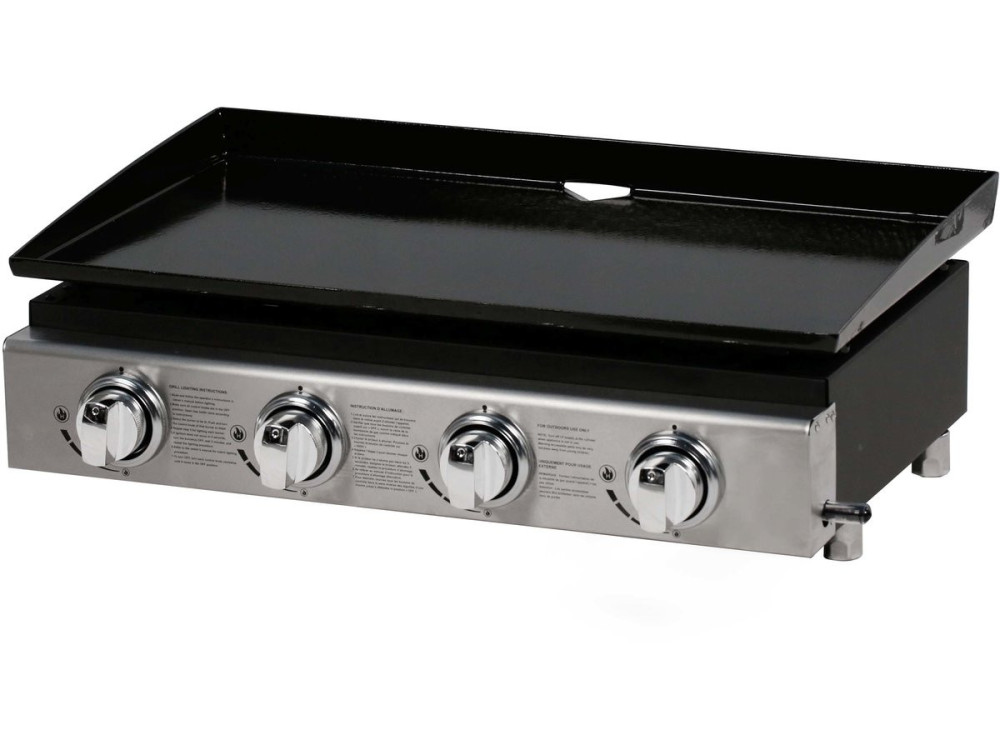 Plancha "Presto 4" - 4 Brûleurs - 9.7kW - Gris