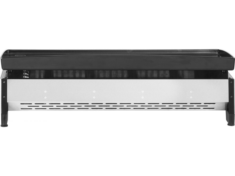 Plancha à gaz avec 4 brûleurs en métal "Jolly" - 10 Kw - Gris