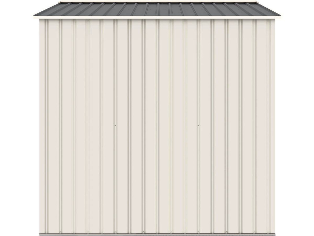 Abri de jardin métal "Nebraska" - 5,29 m2 (4,83 m2 au sol) - Beige