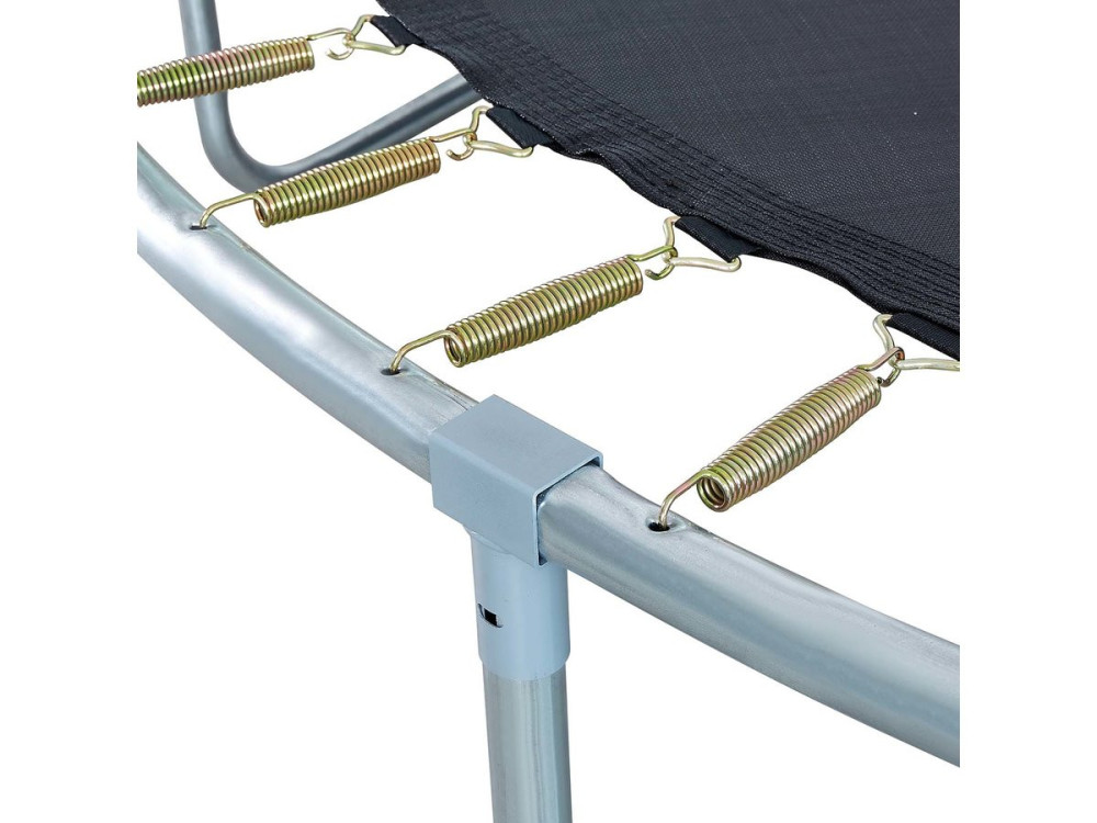 Trampoline "Joycy" - Ø 4,27 m - Avec Filet + échelle + couverture + kit d'ancrage