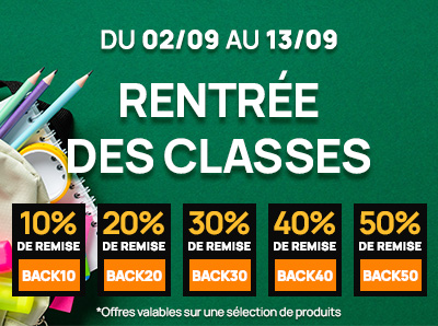 Promotions pour la rentrée, meubles pas cher