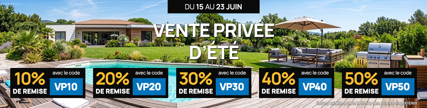 Vente priv&eacute;e &eacute;t&eacute; 2026 jusqu'&agrave; -50%
