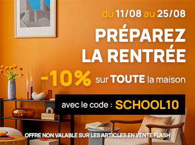 Offre de rentrée 2026 meubles pas cher