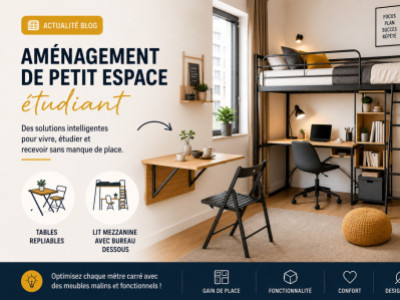 Studio étudiant - Comment aménager l'espace ?