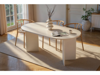 Bicolore Blanc et Bois : Tendance Déco Salle à Manger 2026